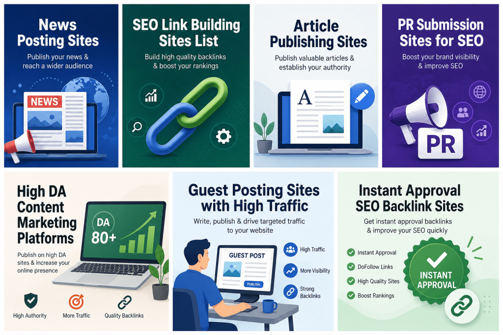 Top High DA Article Submission Sites to Build Authority